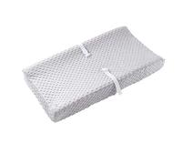 Baby Changing Pad Cover, Super Soft Plush Dot Diaper Changing Table Covers for Baby Girls and Boys, Ultra Comfortable, Safe for Babies, Fit 32"/34'' x 16" Pad (Gray)