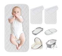 Baby Changing pad Portable 3Pcs Waterproof Nappy Changing Mat Travel Foldable Reusable Diaper Pad