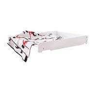 Baby Changing Table,Baby Changing Station Changing Tables,Solid Wood Care Table Multi-Function Portable Storage Baby Massage Table White 0-1 Years Old 34 × 20 Inch