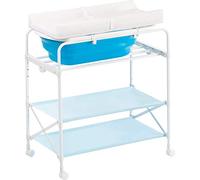 Baby Changing Table,Diaper Table Baby Care Station Multi-function Bath Portable Folding Baby Massage Dressing Table 2 Color 2 Size 0-3 Years Old