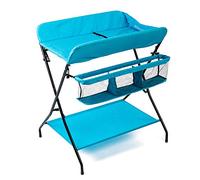 Baby Changing Table,Dresser Folding, Newborn Infant Diaper Care Station Portable Nursery Organizer, Cross Leg Style