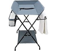 Baby Changing Table,Folding Diaper Station for Small Spaces Portable Nursery Infant Massage Station for Home and Travel
