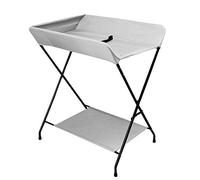 Baby Changing Table,Gray Baby Changing Diaper Table Folding, Newborn Bath Station for Small Space, Portable Dresser Toddler 0-12 Months Baby - 80x57x96cm