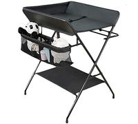 Baby Changing Table,Portable With Safety Straps, Folding Massage Units Diaper Station For Small Space, Nursery Organizer For Infant