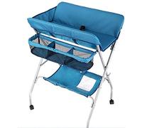 Baby Changing Table,with Wheels & Storage Bag, Folding Diaper Station for Infant Newborn Toddler, Portable Nursery Organizer