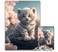 Baby Cheetah Jigsaws 1000Pieces for Adults Puzzles for Adults Challenging Brain Teaser Family Activity Home Decor 1000 PCS(75x50cm)