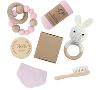 Baby Chew Toys, Baby Authing Toy - Rabbit Elephant Rabbit Toys Set, Learn Developmental Toys, Baby Supplies for Bathing, Taking Photos, Sucking, Naked
