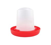 Baby Chick Feeder Waterer 0.35Lbs Chicken Feeder 5.4 Ounce Chicken Waterer Small Birds Poultry Feeding Equipment Kit Chick Waterer and Feeder Baby Chick Waterer Jar for Brooder No Drown Small No