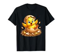 Baby Chick Hatching Easter Basket Spring T-Shirt
