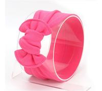 Baby Child Bowknot Headband Stretchy Turban Elastic Big Bows Hair Band For Head