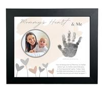 Baby Child Keepsake Handprint Frame with Poetry - Mommy, Daddy, Grandma or Grandpa (Mommy)