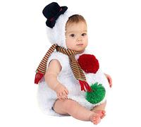 Baby Christmas Outfit Baby Snowman Costume Newborn Christmas Romper Infant Boy Girl Snowman Bubble Bodysuits With Scarf Set Xmas Outfits Casual Kids Outfits Gifts