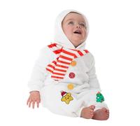 Baby Christmas Outfit My First Christmas Baby Girl Boy Cosplay Costume Snowman Fleece Hoodie Romper Jumpsuit Scarf Suit Toddler's Romper Jumpsuit NewbornBaby Cozy Outfit Cosplay Photography Props