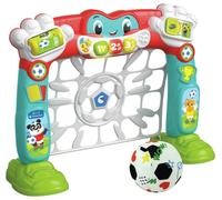 Clementoni Baby Kick & Score Goal Interactive Toy, 18+ Months, Lights and Sounds, Soft Ball Included