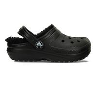 Crocs Unisex Kids Clog, Classic Lined Clog T, Black/Black, 9 UK Child