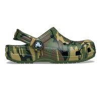 Crocs Unisex Kids Clog, Classic Camouflage Clog, Army Green/Multi, 9 UK Child