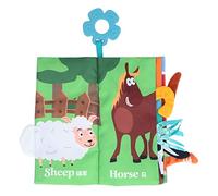 Baby Cloth Book for Infants Bright Colors Polyester Fiber Educational Toy for Early Learning and Cognitive Development
