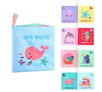 Baby Cloth Books Children's Cognitive Cloth Books Marine Life Food Fruit Knowledge Gifts for Birthday Christmas Halloween