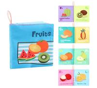 Baby Cloth Books Children's Cognitive Cloth Books Marine Life Food Fruit Knowledge Gifts for Birthday Christmas Halloween