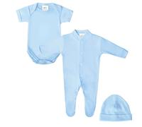 Baby Clothes Gift and Newborn Essentials, British Made - Baby Shower Gifts for Boy or Girl, Blue, Newborn