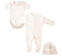 Baby Clothes Gift and Newborn Essentials, British Made - Baby Shower Gifts for Boy or Girl, Cream, 0-3 Months