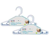 Baby Coat Hangers Small Clothes Hangers First Steps Pack of 16 White
