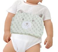 Baby Colic and Gas Relief - Cassia Seed Heated Tummy Wrap,Baby Heating Pad Swaddle Belt Relieves and Soothes Gas,Bloating and Upset Stomach (Green)
