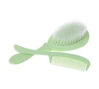 Baby Comb And Brush Set Nursing Supplies Bathing Washing Hair Soft Bristle Round Tip Safe For Head Massage