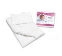 Baby Comfort 2 Piece Cot Bed Duvet Quilt & Flat Pillow Set 12M+ (135x100 cm)