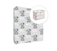 Baby Comfort Nursery 100% Cotton Fitted Sheet to fit 95x65 cm Travel Cot (It's a Boy)