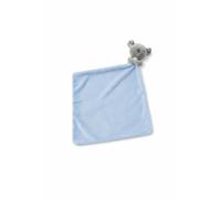 Baby Comforter Soft Plush Blanket Toy Bear Deer Cloud Velour Security Blanket Newborn Gift (One Size, Blue Koala)