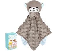 Baby Comforters Blanket Plush Otter Cuddly Toy Comforter Cuddle Blanket Animal Snuggle Toy Comforters Infant Gift for Mom, Otter Toys Loveys Newborn Soft Touch Toddler Boys Girls for Sleeping