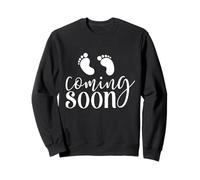 Baby Coming Soon Pregnancy Announcement New Mom Dad Sweatshirt