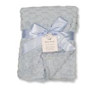 Baby Coral Fleece Wrap Blanket (Sky)