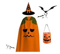 Baby Costume, Pumpkin Outfit, 11.81x9.84 Inches Halloween Dress, Adorable Role Play Set, Soft Holiday Clothing, for Boys Girls School Event Family Group Festive Celebration