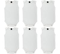 Baby Cotton White Undershirts Bodysuits 3 Pack by Little Pipers - gray - 12-18 Months