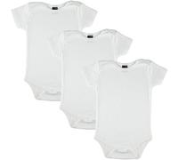 Baby Cotton White Undershirts Bodysuits 3 Pack by Little Pipers - silver - 24-36 Months