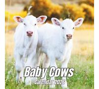 Baby Cows Calendar 2026: 12 Months Organizer From January to December