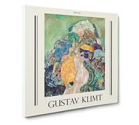 Baby Cradle By Gustav Klimt Canvas Print | Gallery Wrapped 30mm Frame Wall Art | 14x14 inches | Ready to Hang | Classic Picture | Living Room Bedroom Lounge Office