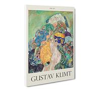 Baby Cradle By Gustav Klimt Canvas Print | Gallery Wrapped 30mm Frame Wall Art | 30x20 inches | Ready to Hang | Classic Picture | Living Room Bedroom Lounge Office