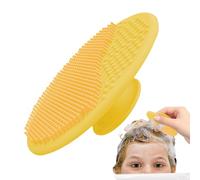 Baby Cradle Cap Brush - Baby Bath Brush | Silicone Massage Cleanser | Silicone Scrubbers Exfoliator Cleanser | Scalp Massager | Kid Hair Scrubber | Newborns Bath Scrubber for Dry Skin