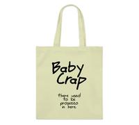 Baby Crap Tote Bag Funny Maternity Colleague New Born Pregnant