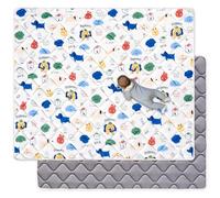 Baby Crawling Mat - Large Play Mat 150 x 180 cm, Foldable & Non-Slip for Indoor and Outdoor Use - Ideal as a Play Mat for Children and Babies | Colourful & Easy to Transport