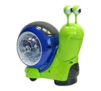 Baby Crawling Toy, Crawling Snail Baby Toy, Light Up Sensory Crawling Interactive Toys, Walking Toys with Automatically Avoid Obstacles Function for Babies Birthday