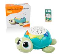 Baby Crawling Turtle Toy for 6-12 Months, Musical Sensory Toy with Star Projection & Lights, Educational Learning Toy Birthday Gift for Boys and Girls 1-2 Year Old
