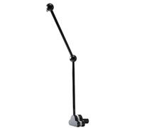 Baby Crib Mobile Arm 27.2in Height Wooden Cloud Cot Mobile Arm with Adjustable Anti Slip Attachment Clamp Cute Cot Bed Bell Wind Chimes Hanger Bracket, Black