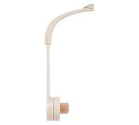 Baby Crib Mobile Arm, Beech Wood Baby Crib Mobile Arm Holder No Tool Assembly Bracket with Secure Gripping Design for Nursery
