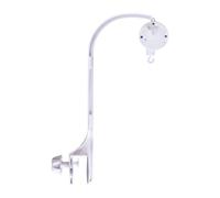 Baby Crib Mobile Arm with Music Box Spin Motor（24 inch ）, AICMEI Nursery Decor Hanger -DIY Toy Decoration Move Bracket，Double nut Adjustment and Fixing