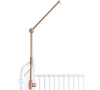 Baby Crib Mobile Arm Wooden Holder - Baby Mobile Hanger for Crib (31 inch, 100% Natural Beech Wood) Strong Anti Slip Attachment - Nursery Décor - Crib Accessories