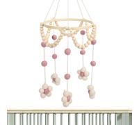 Baby Crib Mobile, Musical Wind Chime, Hanging Nursery Decor, Soft Melodies, Gentle Rotation, 60x19.5cm, for Bassinet Playpen Room Girls Boys Overhead Bedside Bedroom